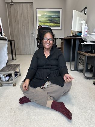 Happy patient