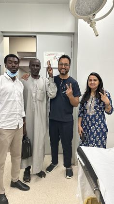 Happy patient