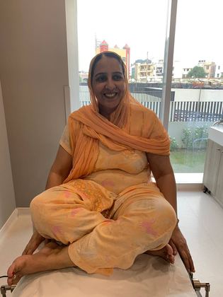 Happy patient