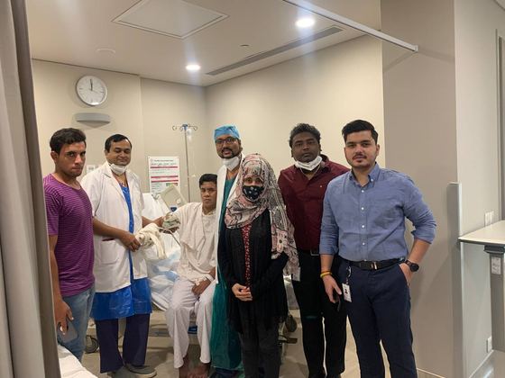 Happy patient