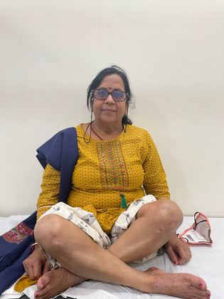 Happy patient