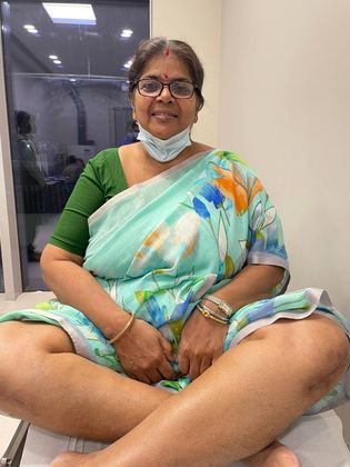 Happy patient
