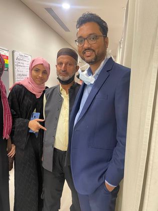 Happy patient