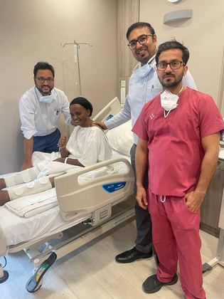 Happy patient