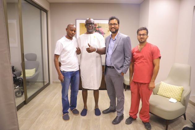 Happy patient
