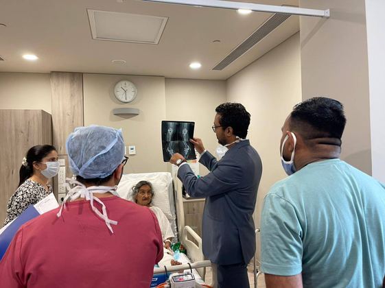 Happy patient