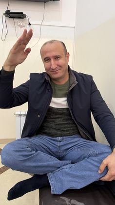 Happy patient