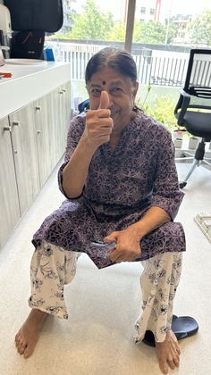 Happy patient