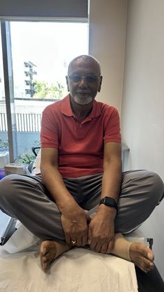 Happy patient