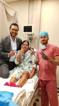 Happy patient