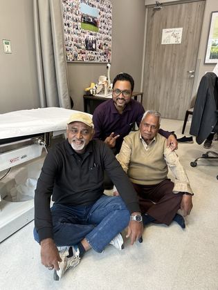 Happy patient