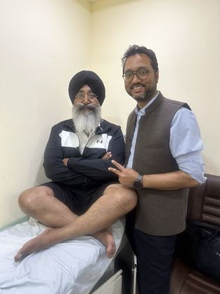 Happy patient