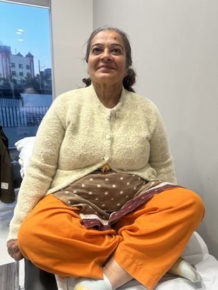 Happy patient