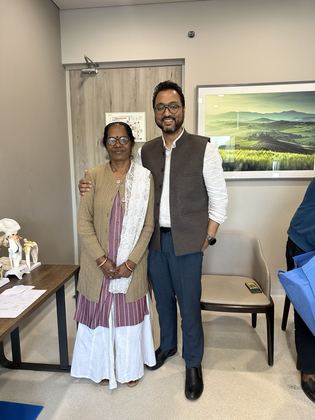 Happy patient