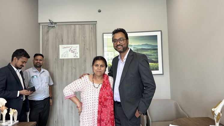 Happy patient