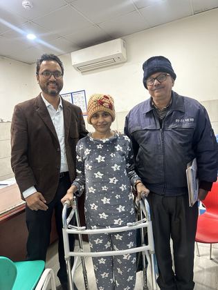 Happy patient
