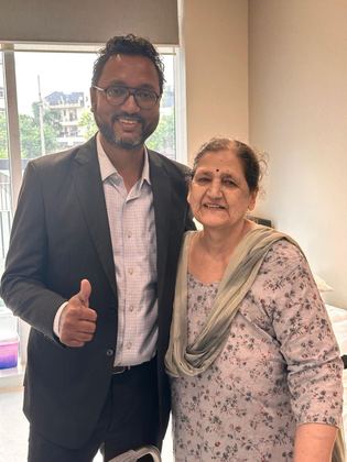 Happy patient