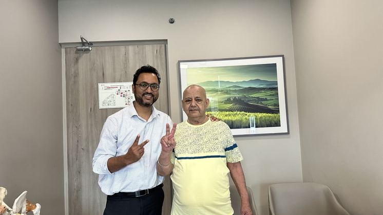 Happy patient