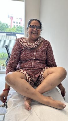 Happy patient