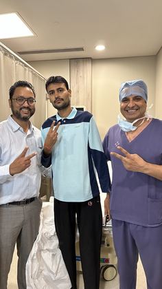 Happy patient