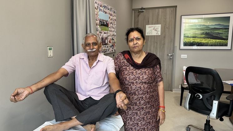 Happy patient